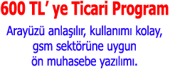 Gsm Cari Stok Takip Programı
